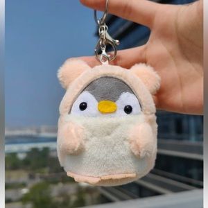 NWT Pink Penguin Keychain